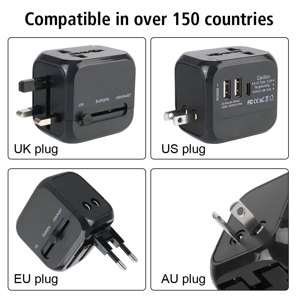 All-in-One Wall Travel Charger Adapter