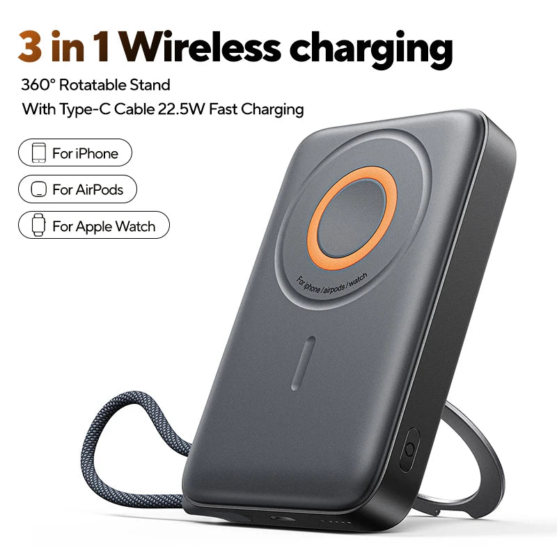 3 in 1 Magnetic Power Bank