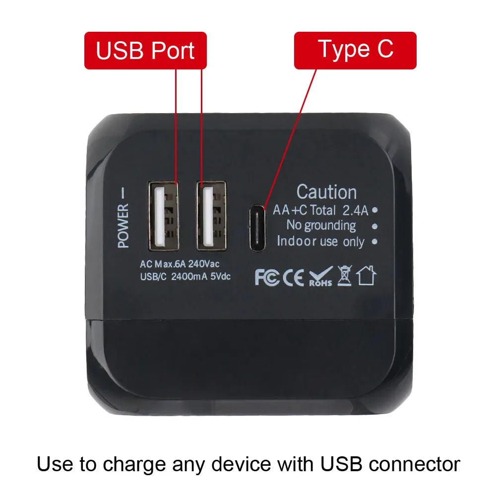 All-in-One Wall Travel Charger Adapter