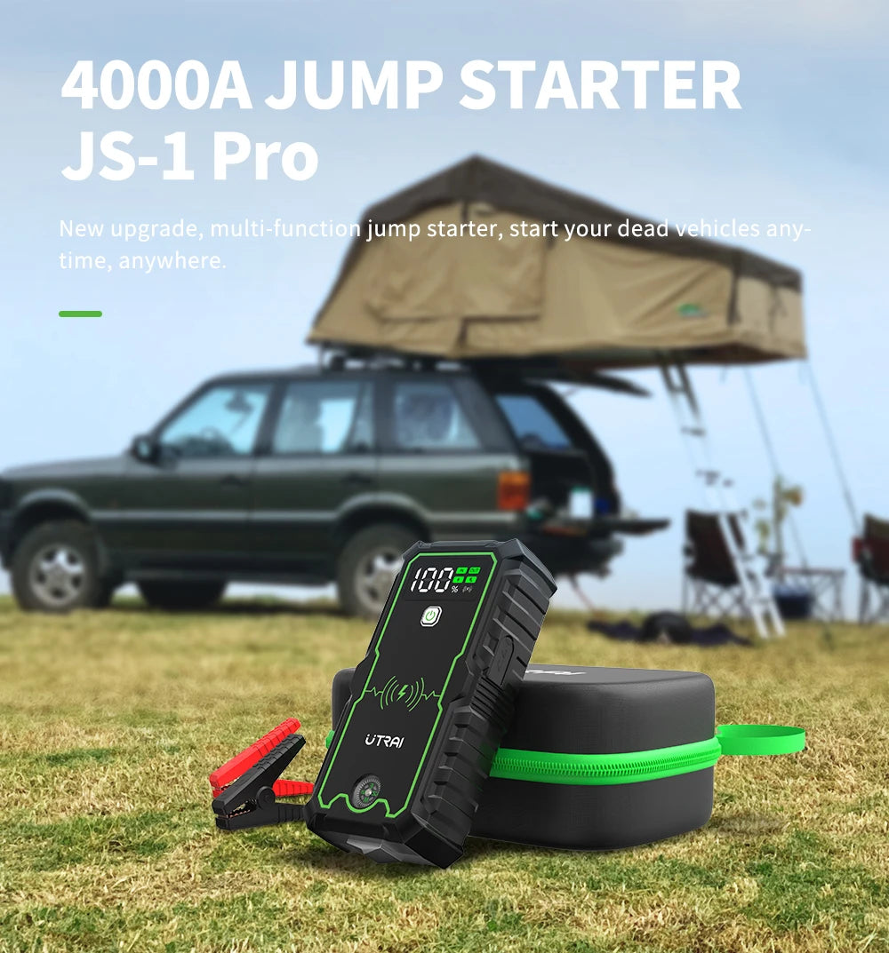 4000A Car Jump Starter Power Bank